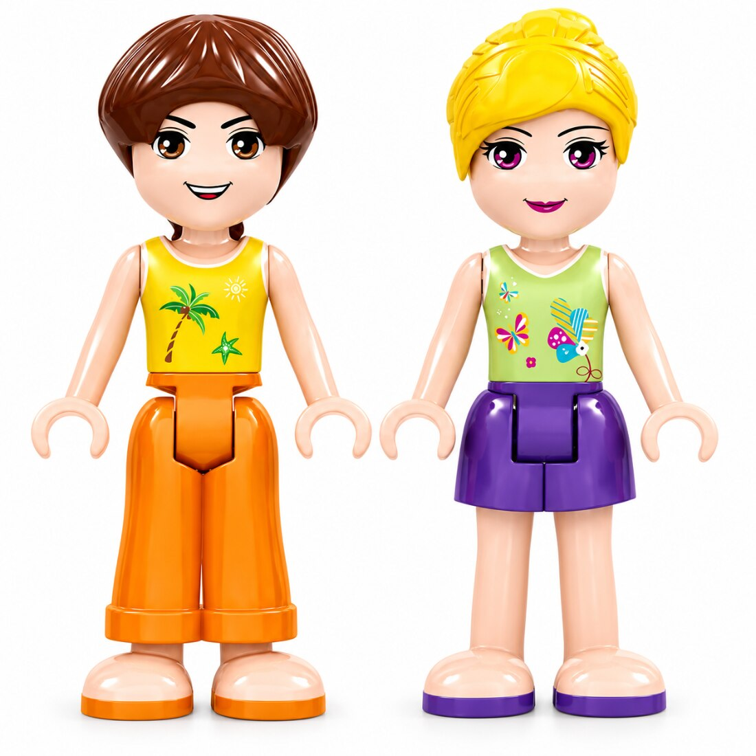 Set de Constructie cu Piese Tip Blocuri Constructie 191 Piese MiniBric Beach Sunshine, 4552