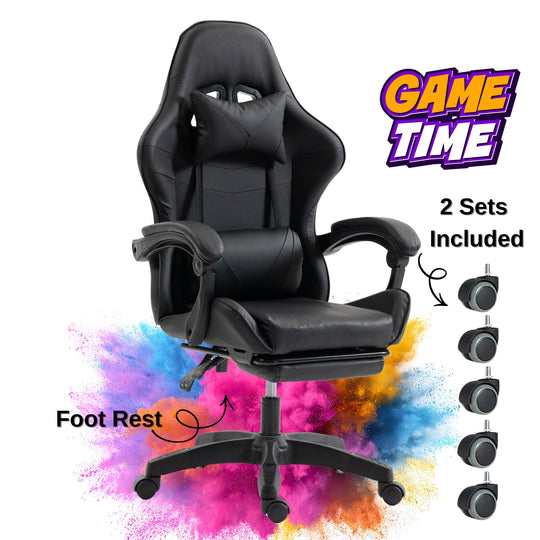 Scaun Gaming Ergonomic KD Home ShadowStrike X3, Negru