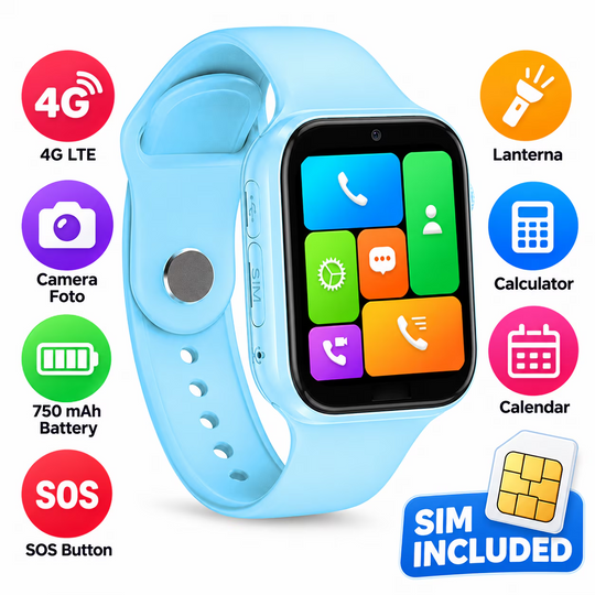 Ceas Smartwatch Copii Cu Localizare W-Fi/LBS Si Telefon Techone X02 Junior, Albastru
