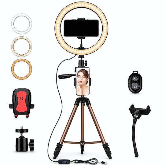 Lampa Circulara Ring Light Techone Vlog Pro
