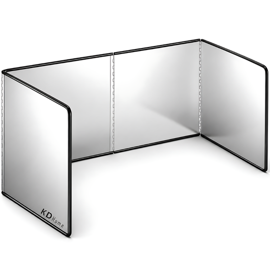 Placa de Protectie Aragaz Anti-Stropi Ulei Dubla KD Home SplatterShield Pro, Argintiu