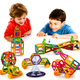 Set Constructie Magnetic Copii KidProtect Mag Hero 86 buc