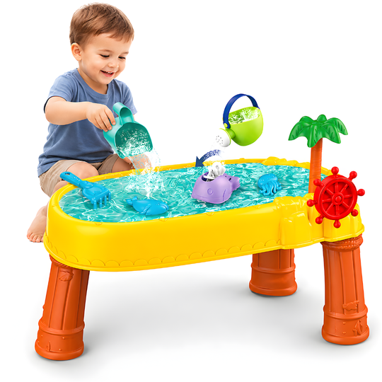 Masuta de Joaca Copii 2 in 1 Pentru Nisip si Apa KidProtect Sandy Beach Pro