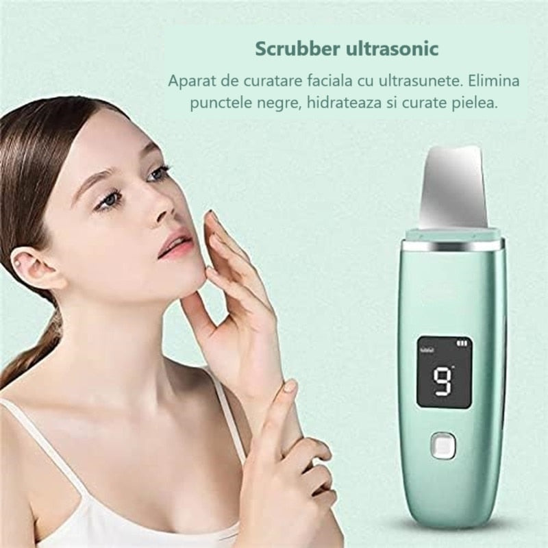 Aparat de curatare faciala cu ultrasunete, Horigen® C1 Pro