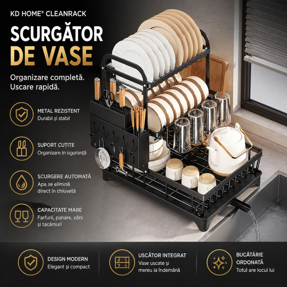 Scurgator de Vase KD Home CleanRack