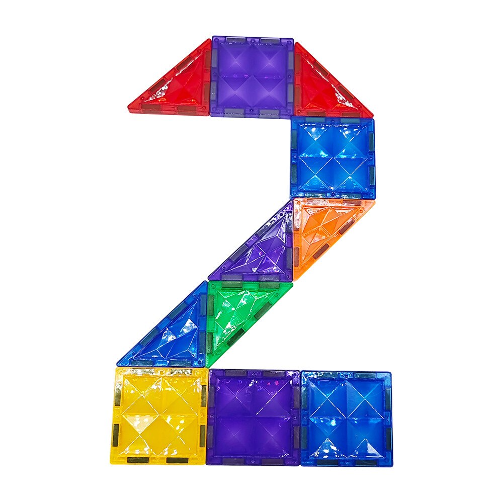 Set Constructie Blocuri Magnetice Copii KidProtect Big Tiles Puzzle