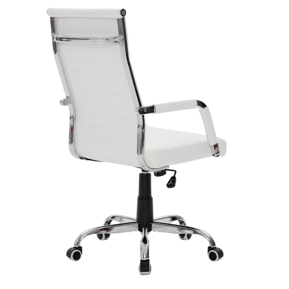 Scaun De Birou Directorial Ergonomic KD Home Syncro, Alb