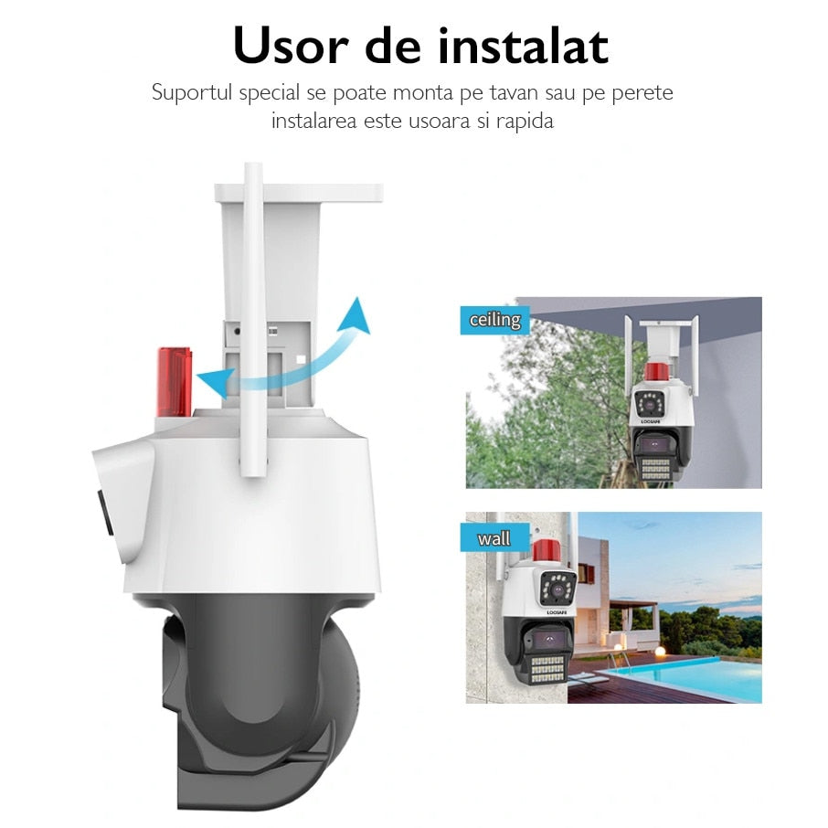 Camera de Supraveghere Dubla Wireless CCTV Loosafe® 80XPRO