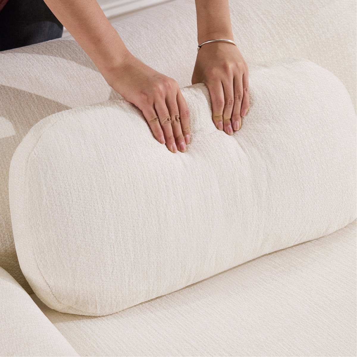 Canapea Modulara Coltar, KD Home EvoLounge, Bej
