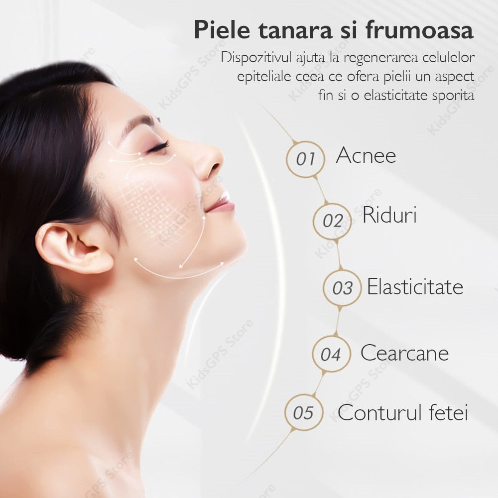 Aparat profesional pentru tratament facial si intinerirea pielii 7 in 1 Horigen®