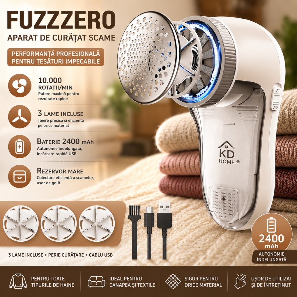 Aparat De Curatat Scame Cu Acumulator KD Home FuzzZero