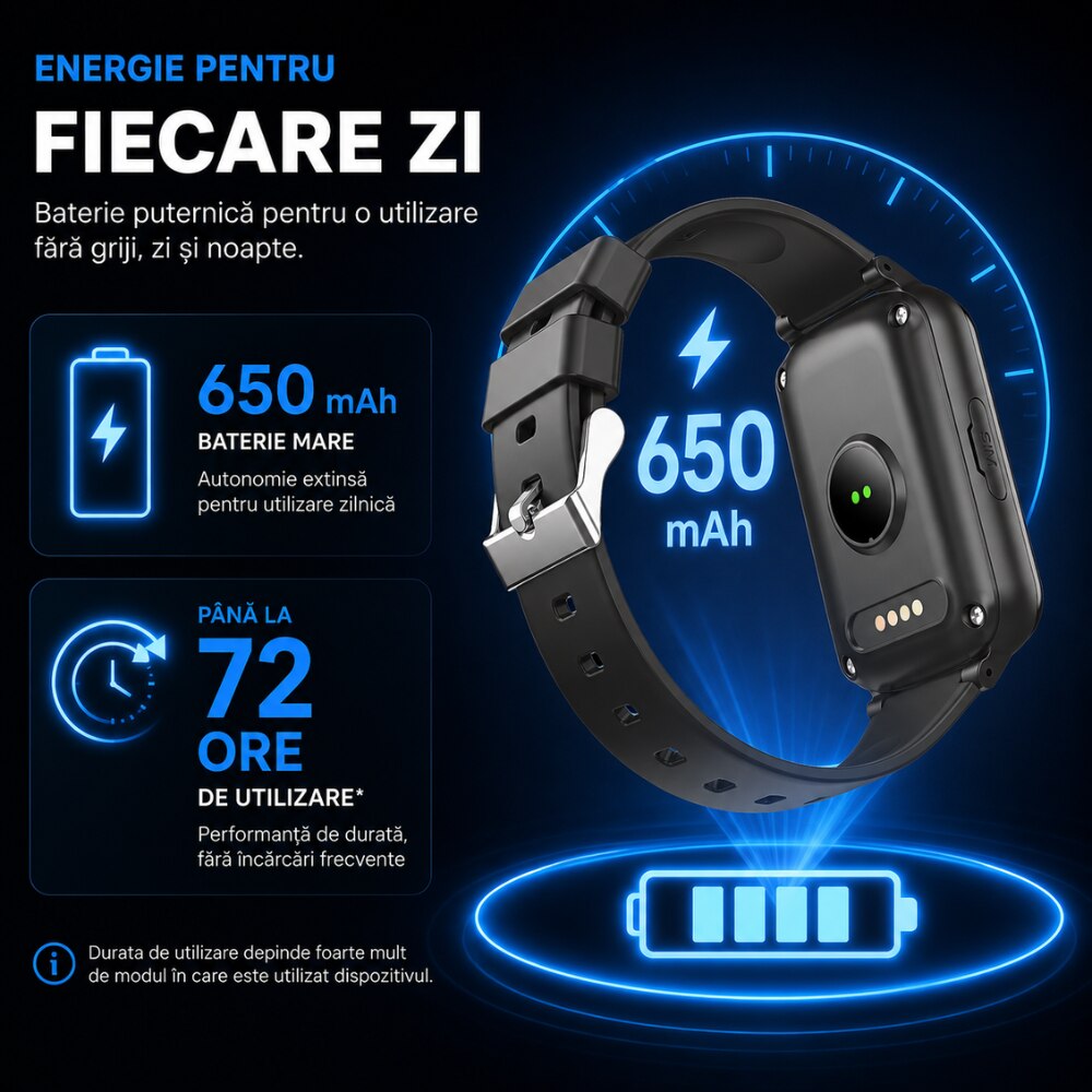 Ceas Smartwatch Copii Si Adulti Telefon Techone CT02S Navio