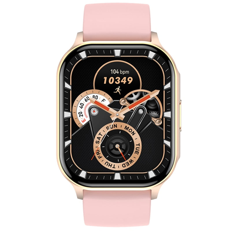 Ceas Smartwatch TechONE® HK26 Sporty, Auriu
