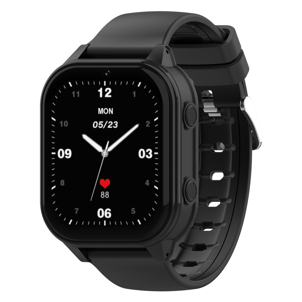 Ceas Smartwatch GPS Copii cu Localizare si Telefon Techone™ KT19T, Negru