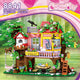 Set de Constructie cu Piese Tip Blocuri Jucarie Constructie MiniBric Bush Exploration