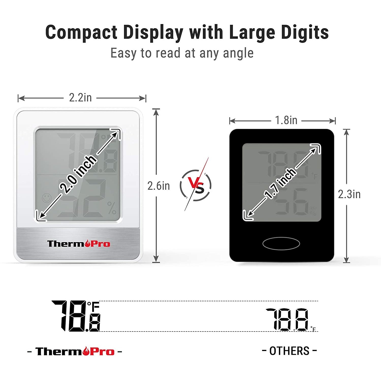 Termometru si higrometru de camera ThermoPro TP-49 RoPro