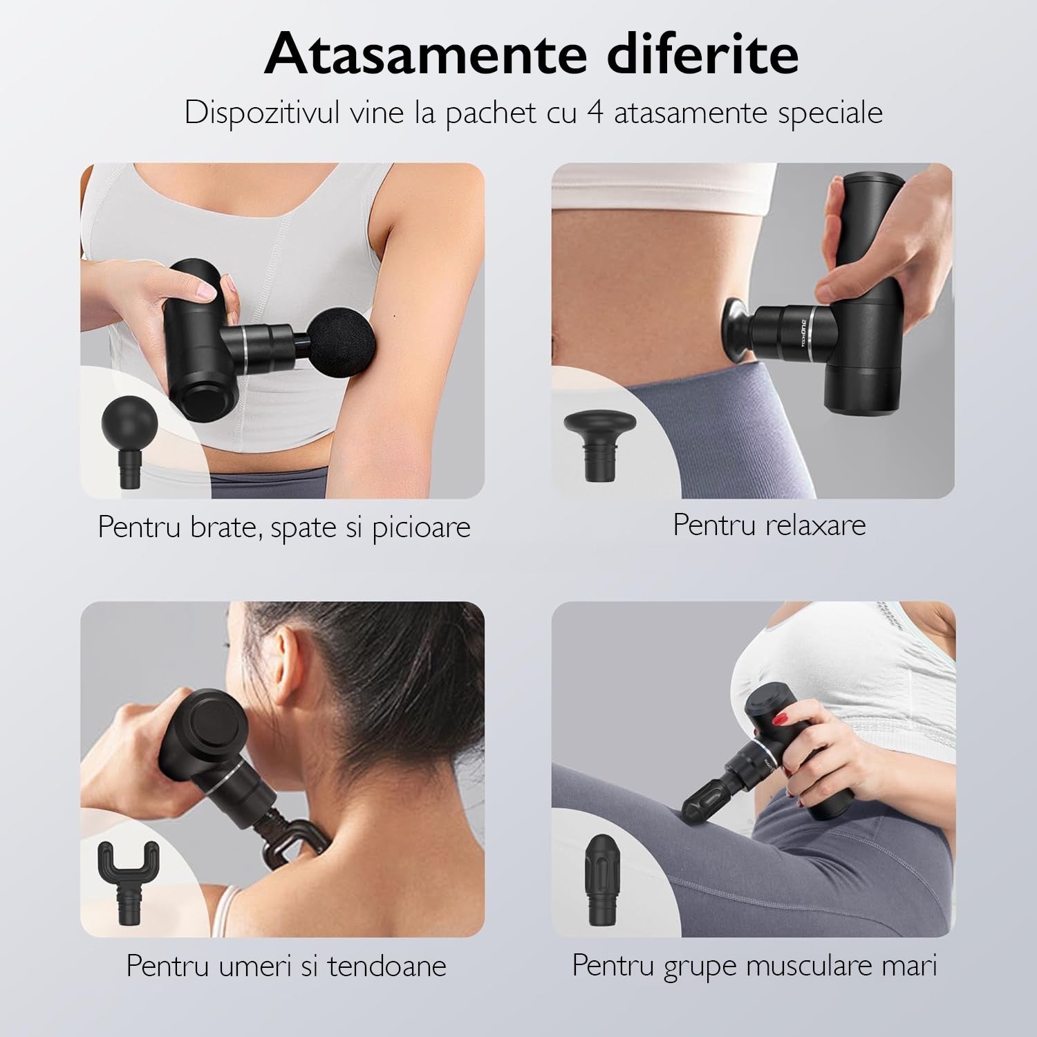 Aparat Pentru Masaj Profesional Tip Pistol Techone® Mini Relax