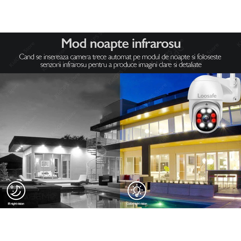 Camera de supraveghere WIFI Loosafe® 80XP Max+ 8MP
