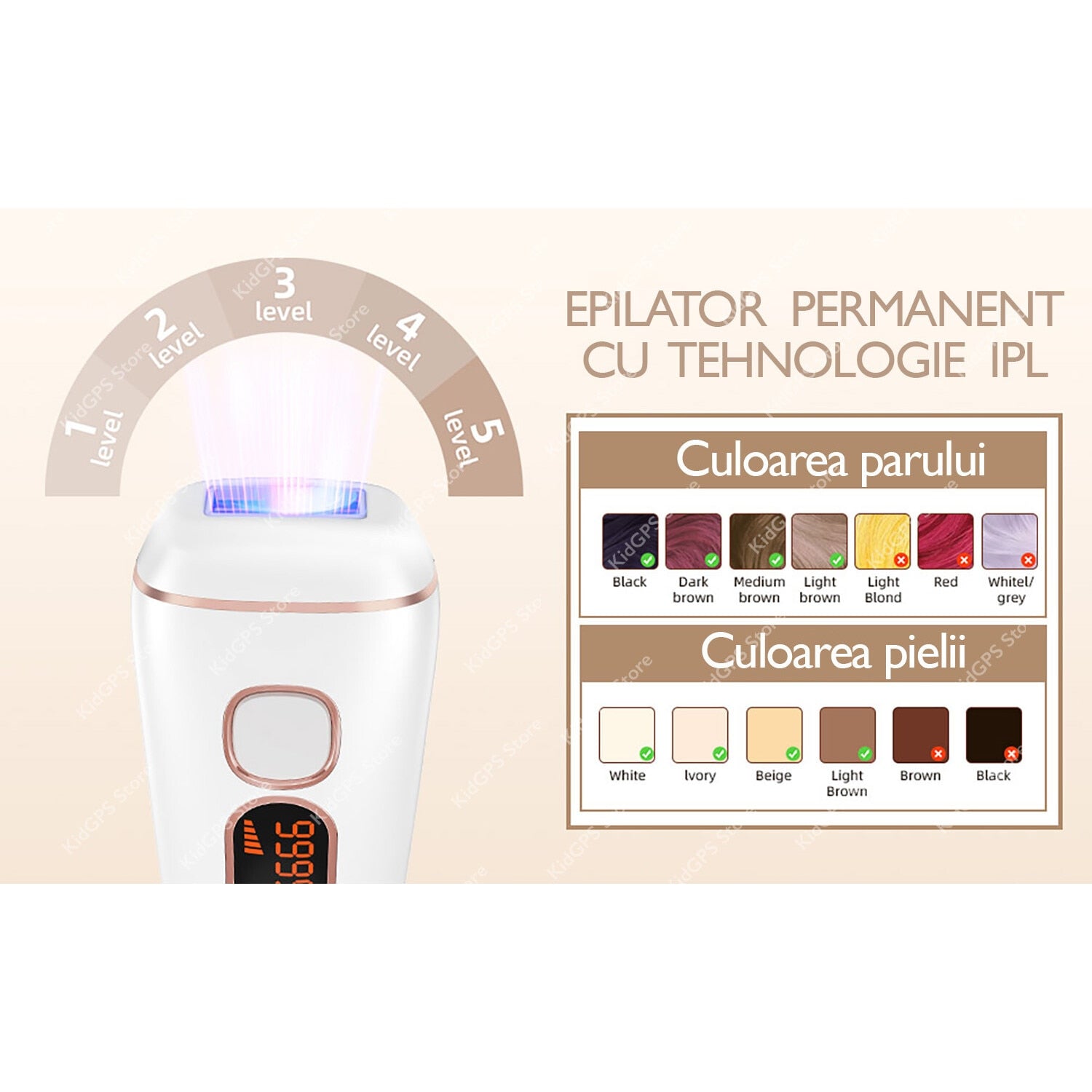 Epilator IPL Horigen® T5