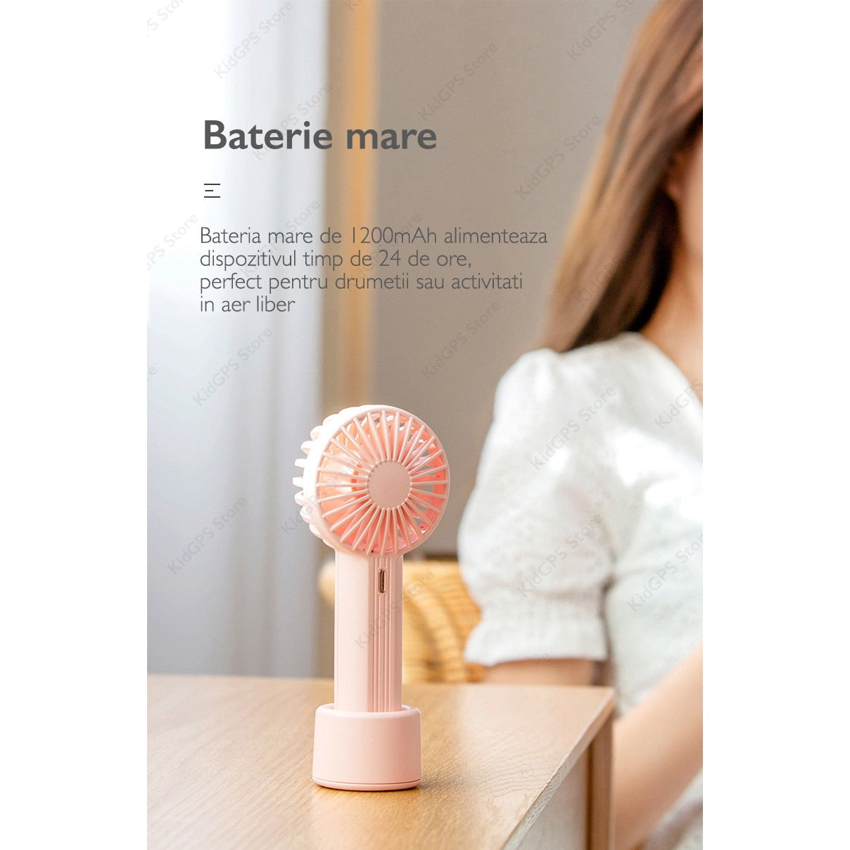 Mini ventilator portabil KD Home® F851