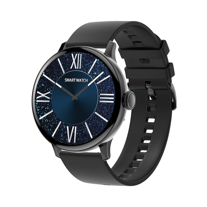 Ceas smartwatch femei TechONE™ DT2, Negru