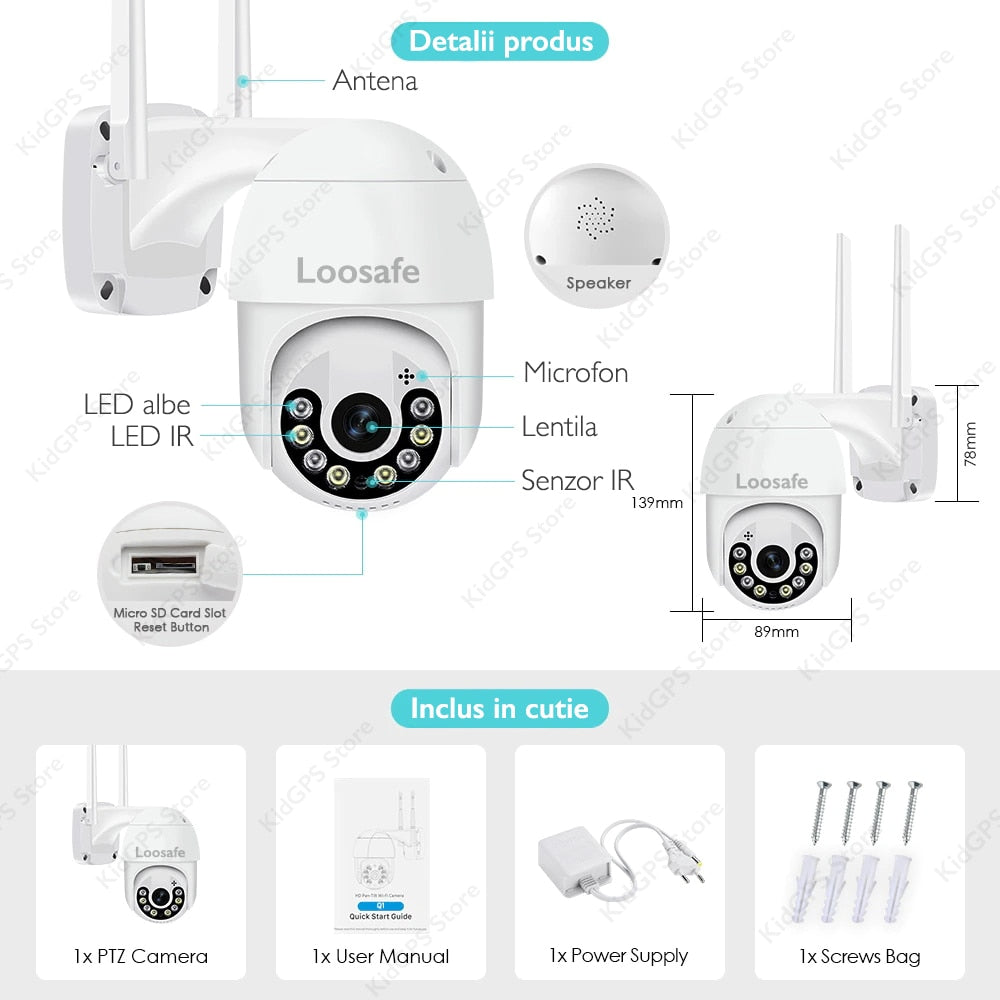 Camera de supraveghere WIFI Loosafe® 60HS Pro+