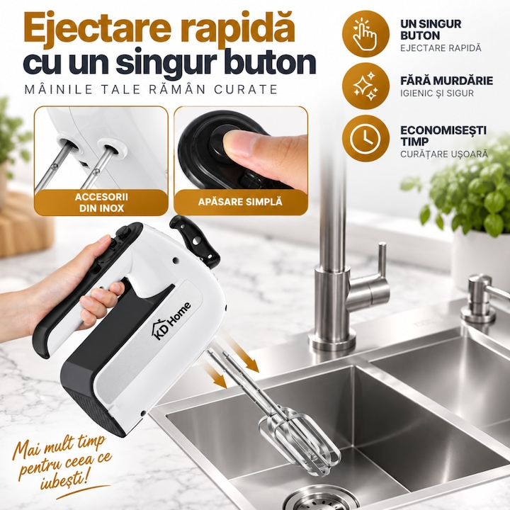 Mixer De Mana Vertical KD Home MasterWhisk Pro