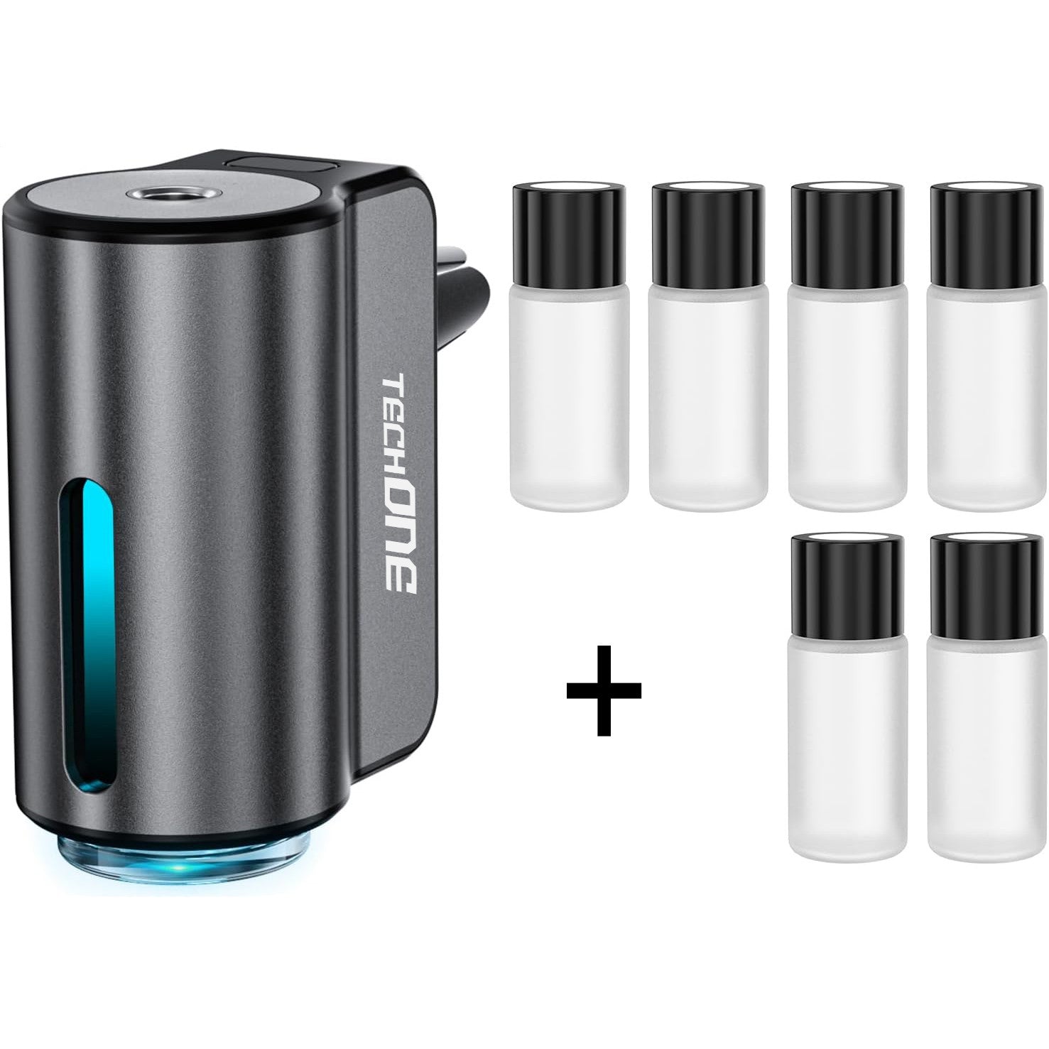 Odorizant Auto Smart Techone® FreshFlow Auto Parfumant, Negru