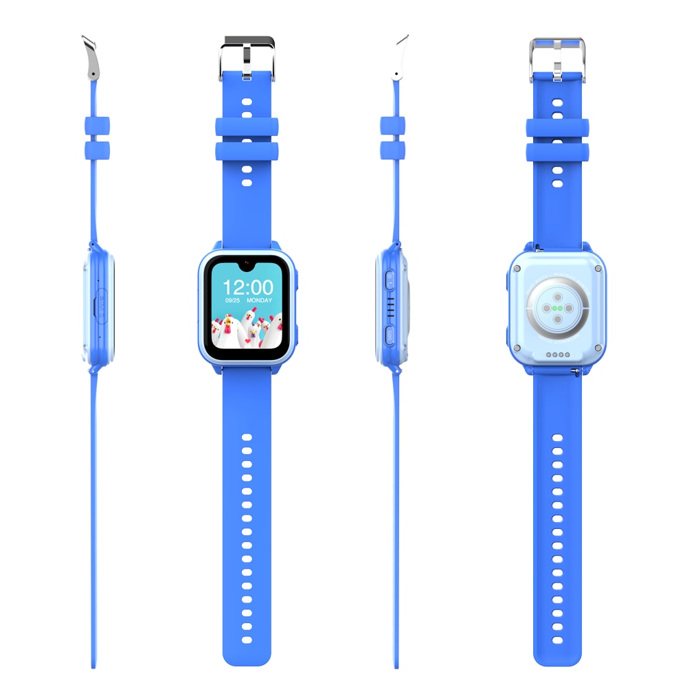 Ceas Smartwatch GPS Copii Cu Localizare Si Telefon Techone™ GuardianKid KT33 Pro, Albastru