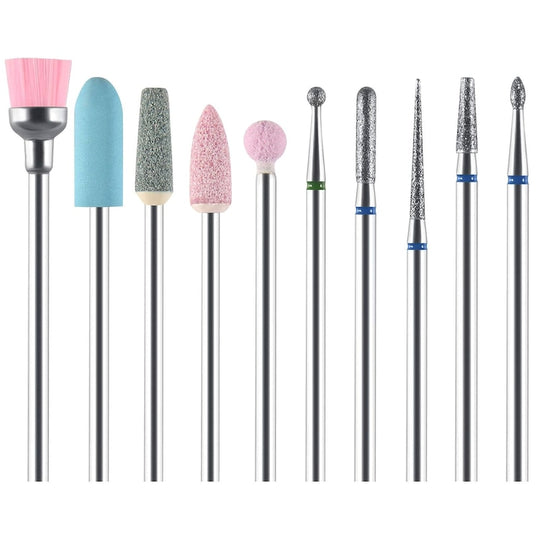 Set 10 Freze De Unghii De Schimb Horigen Drill Set Max Tungsten