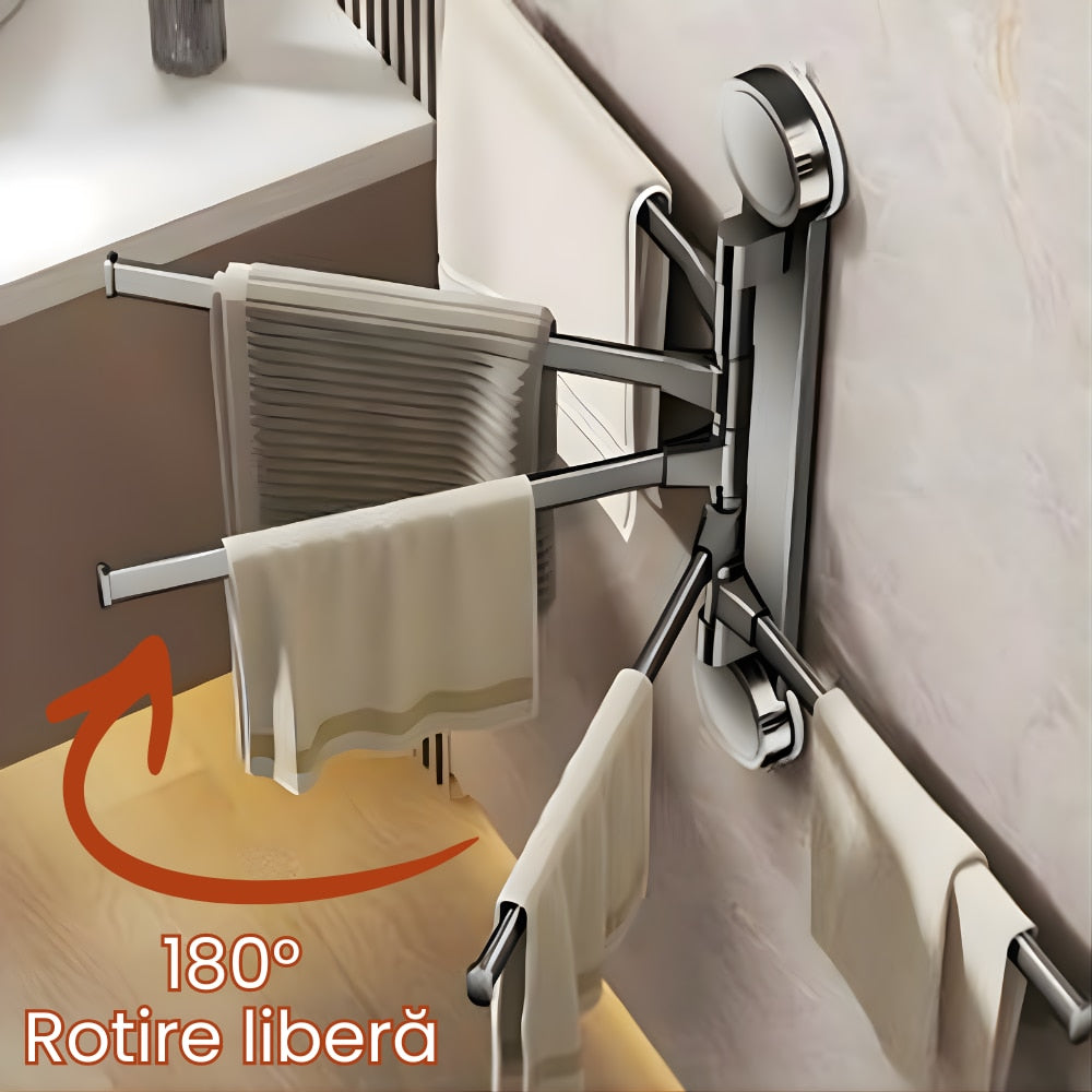 Suport Prosoape Pentru Baie si Bucatarie Topaqua FlexiTowel