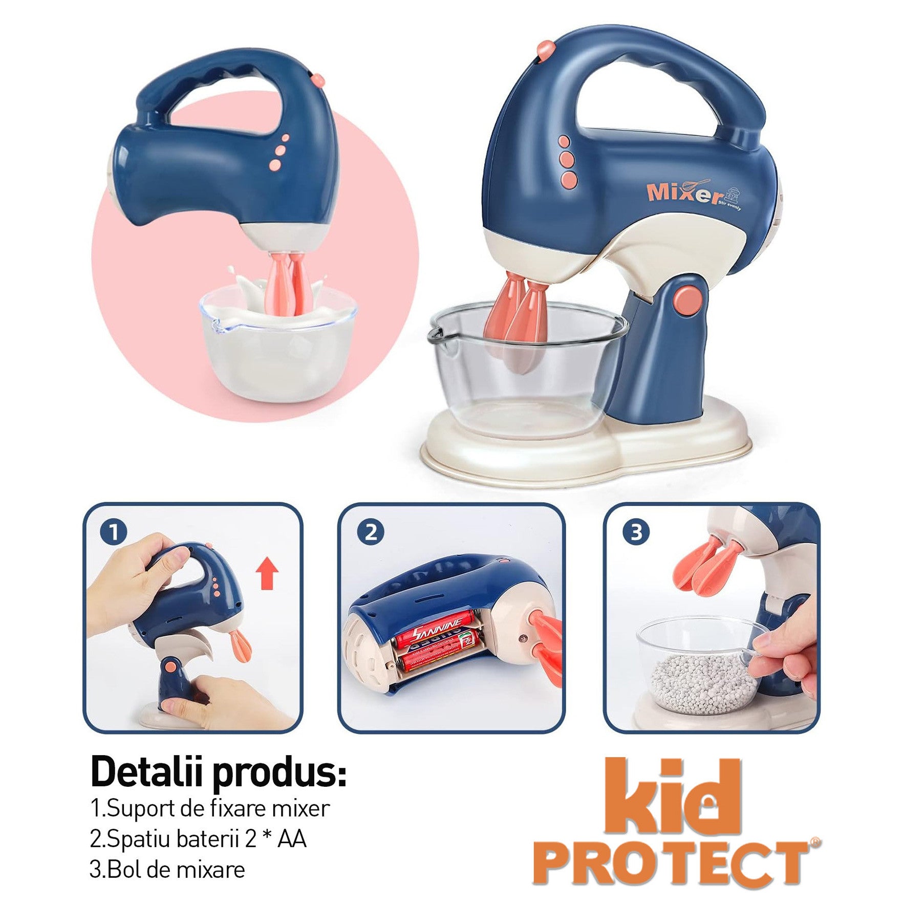 Set Accesorii Bucatarie Copii KidProtect Toasty Mix Set
