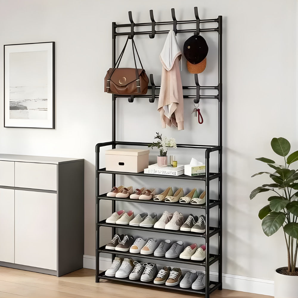 Cuier cu Suport Pantofi 2 in 1 KD Home LoftRack