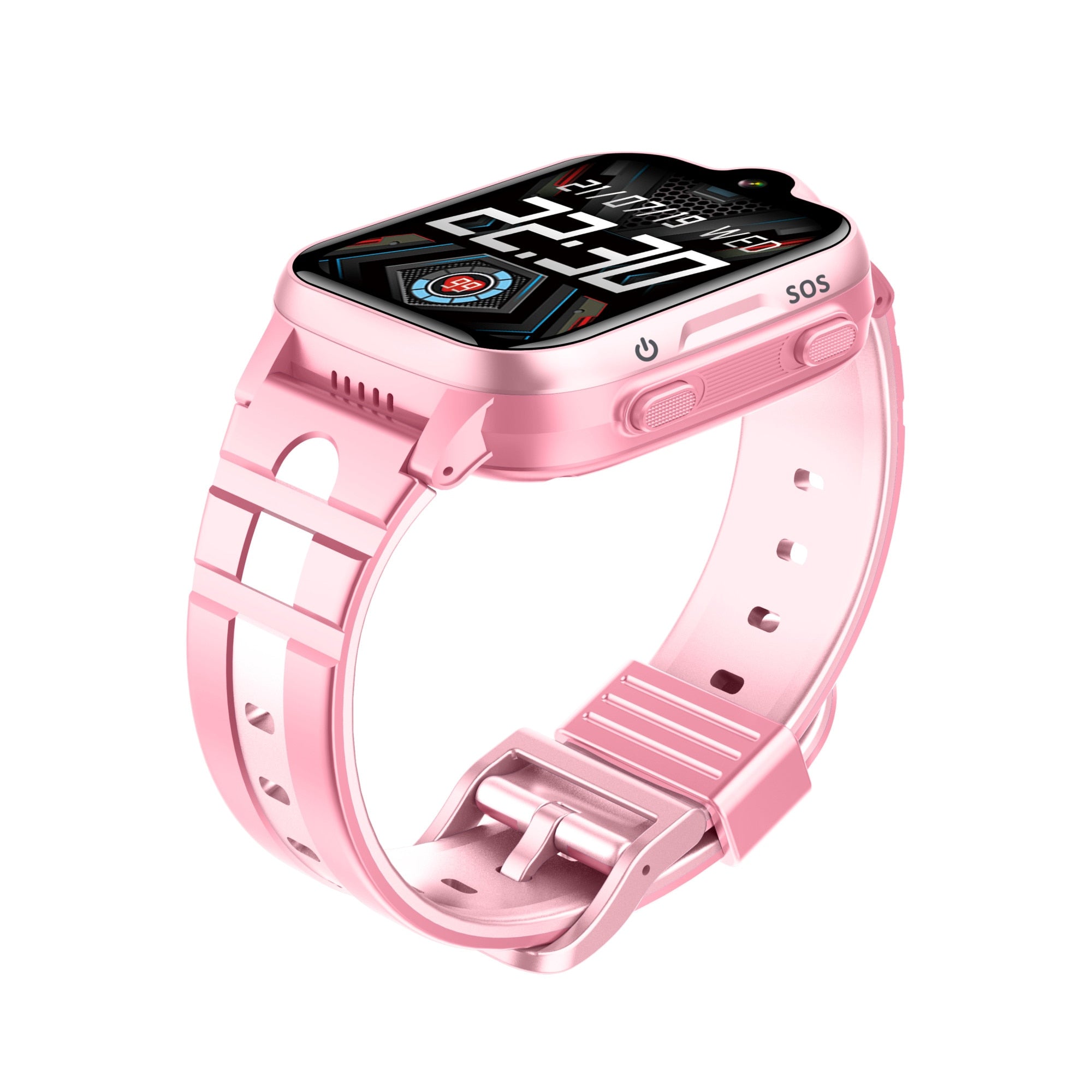 Ceas smartwatch GPS copii Techone™ CT08 Plus+, Roz
