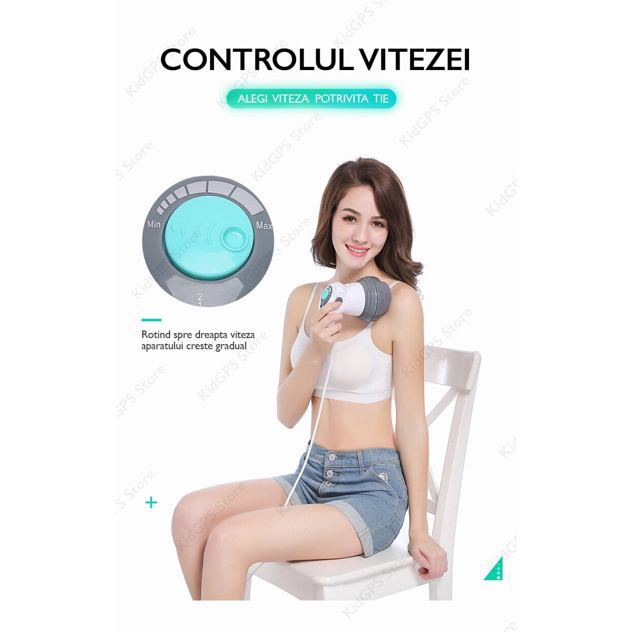 Aparat pentru masaj profesional anticelulitic 4 in 1 Horigen® M240