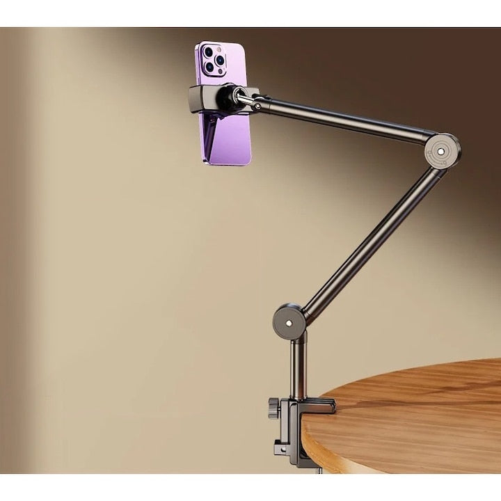 Suport Telefon Pentru Birou Techone® FlexDesk, Negru