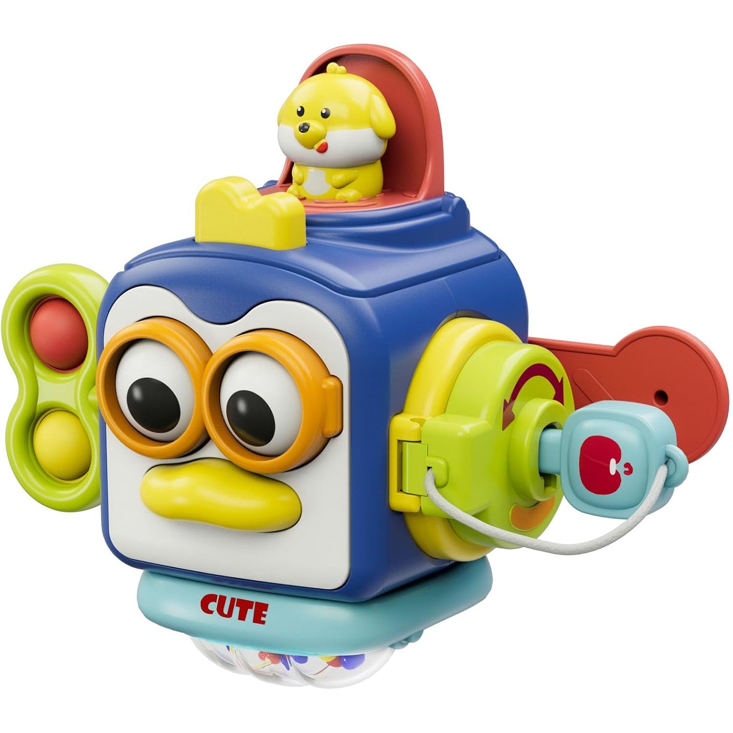 Jucarie Interactiva Bebelusi Montessori KidProtect Puzzle Box