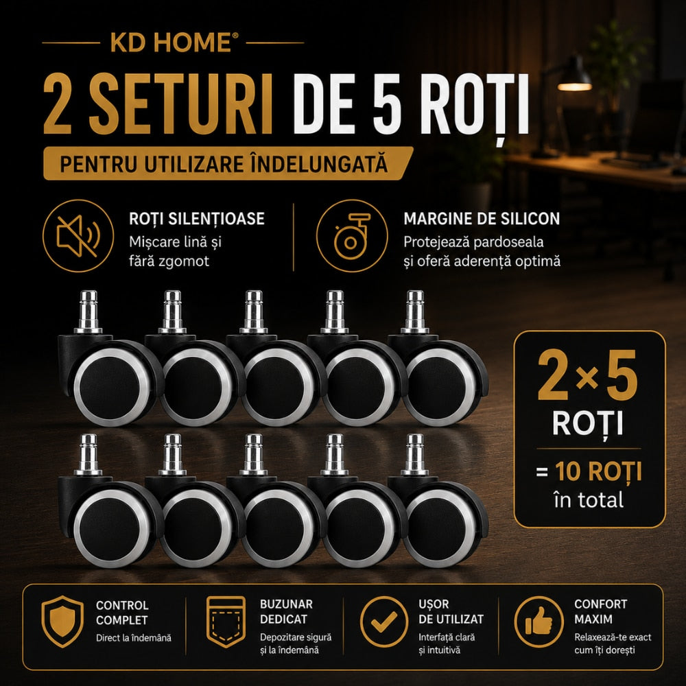 Scaun de Birou Directorial Cu Masaj KD Home Prime Office, Maro