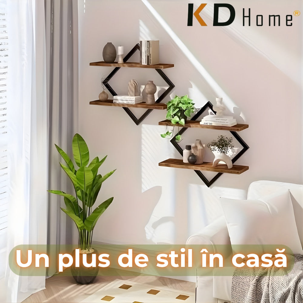 Set 2 Rafturi KD Home HexaDecor