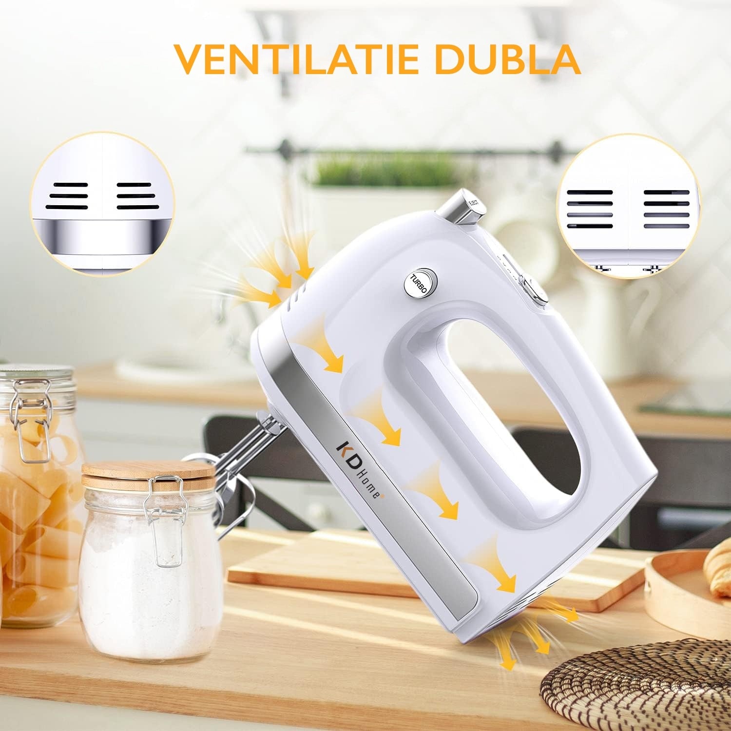 Mixer De Mana KD Home® PowerWhisk 500