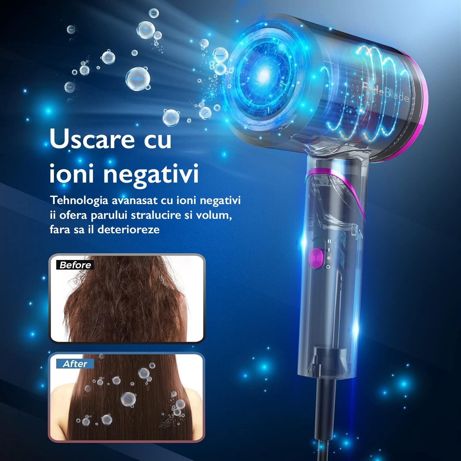 Uscator de Par Profesional FadeBlade® Max Pro
