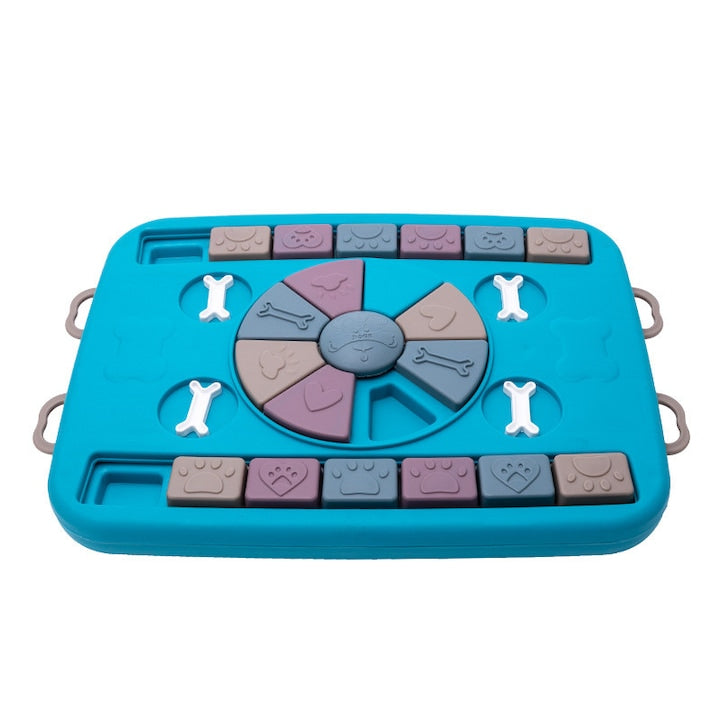 Castron hranire lenta caini si pisici cu puzzle Grunluft HappyPET PB-AY-123