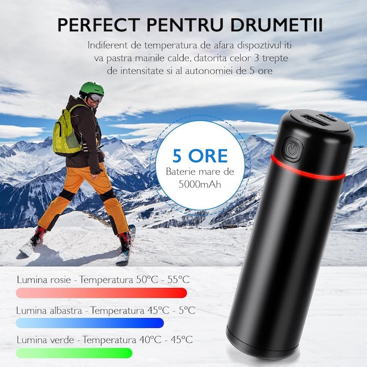 Incalzitor Maini Portabil 2 in 1 Horigen® Heatly Pro