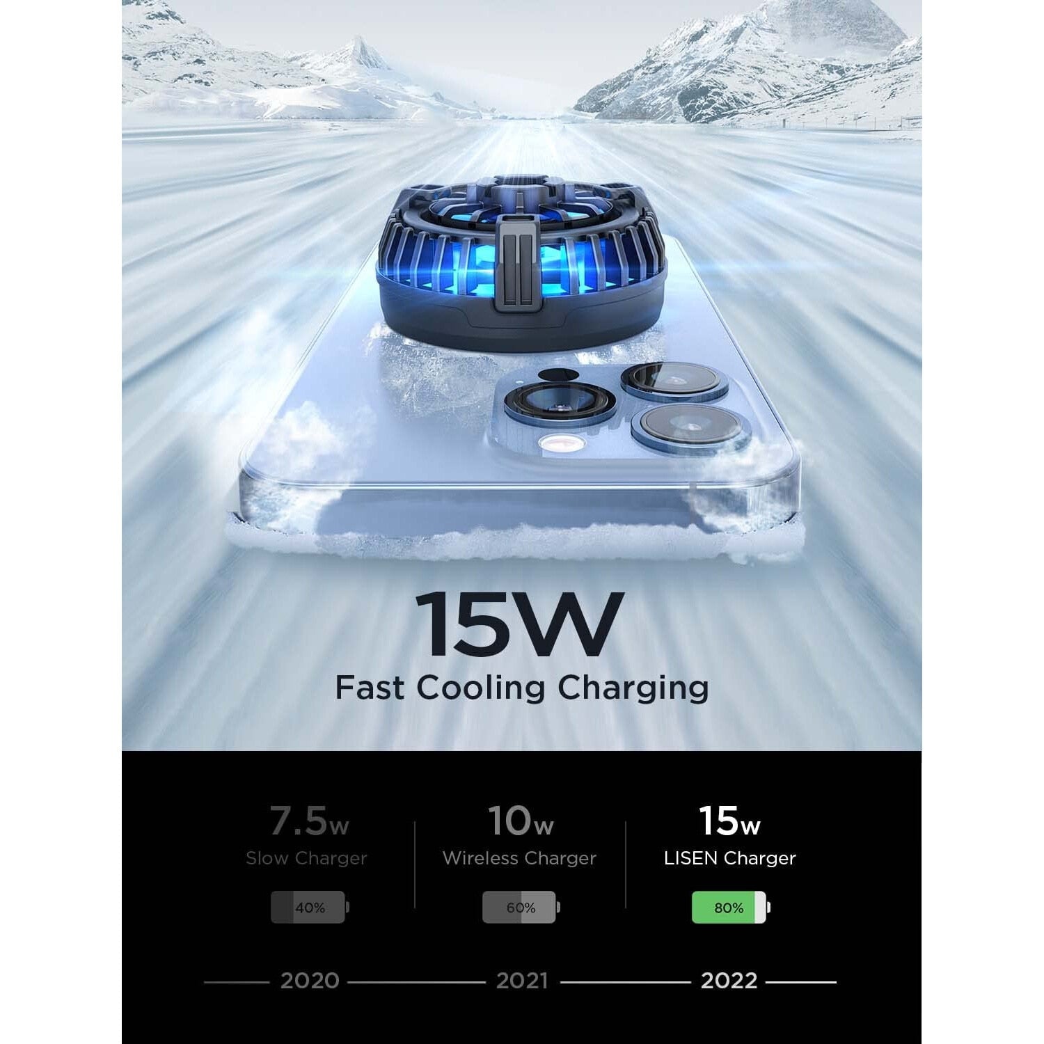 Incarcator Auto Wireless Magnetic Ventilatie Lisen® Car Buddy