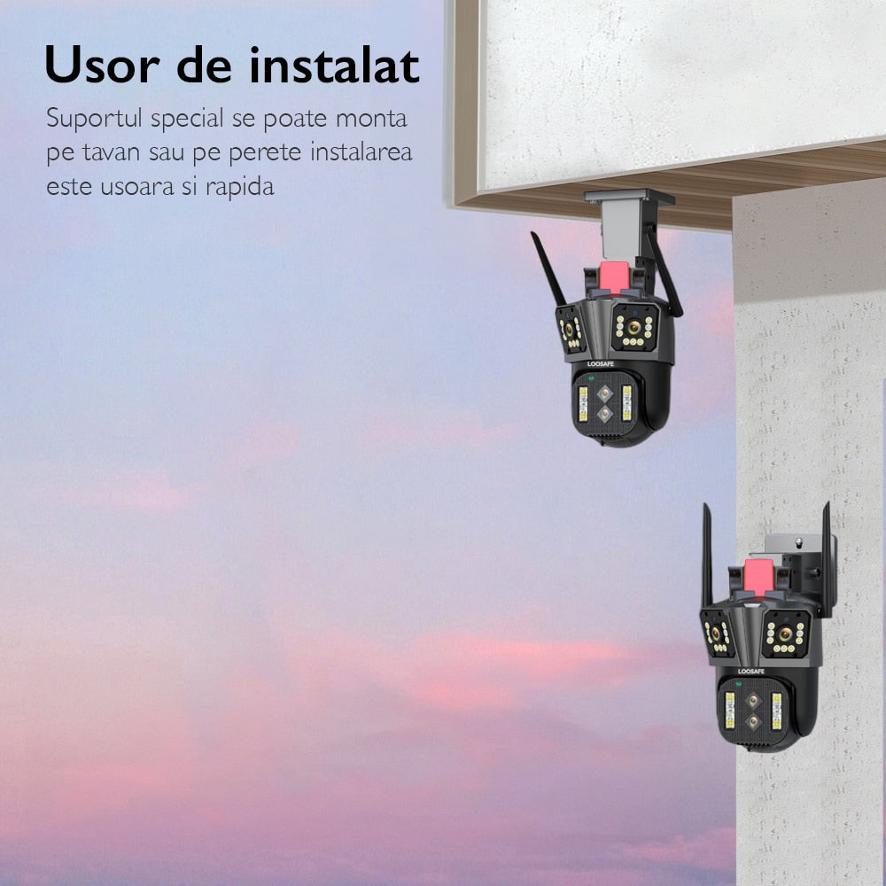 Camera de Supraveghere Cvadrupla WIFI Loosafe® P160 Pro+