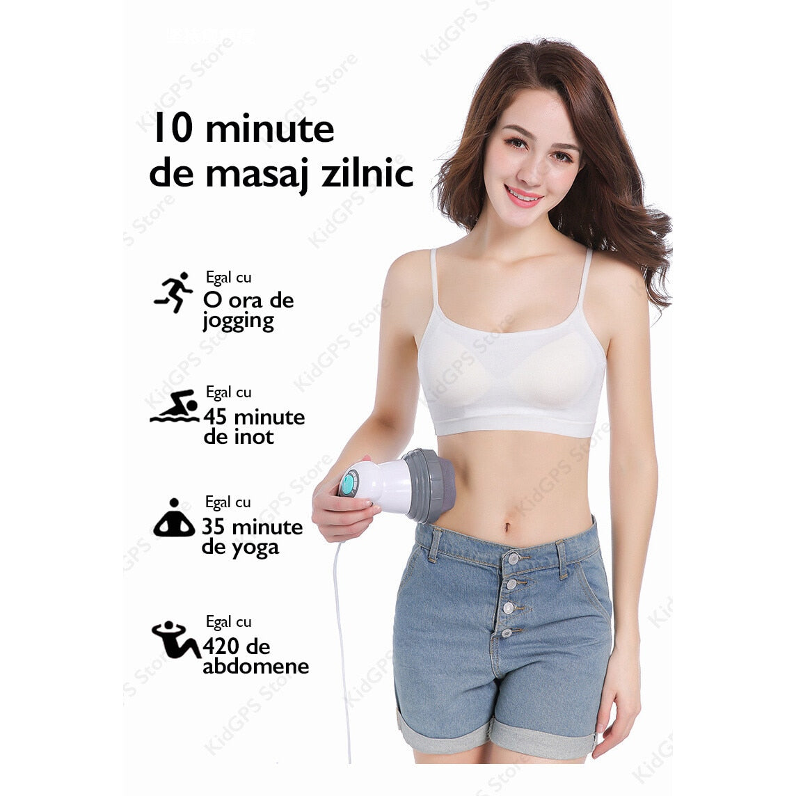 Aparat pentru masaj profesional anticelulitic 4 in 1 Horigen® M240