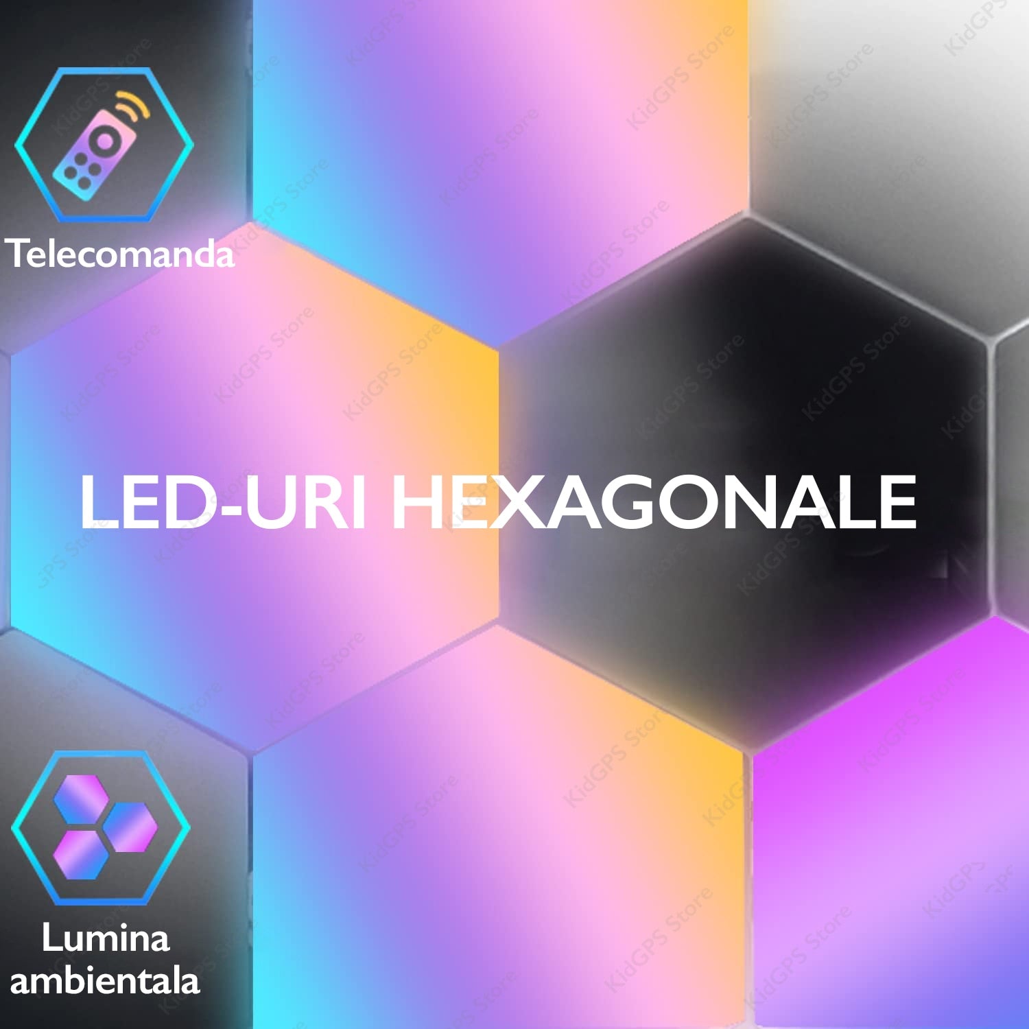 Lampa modulara hexagon Huerler LD705