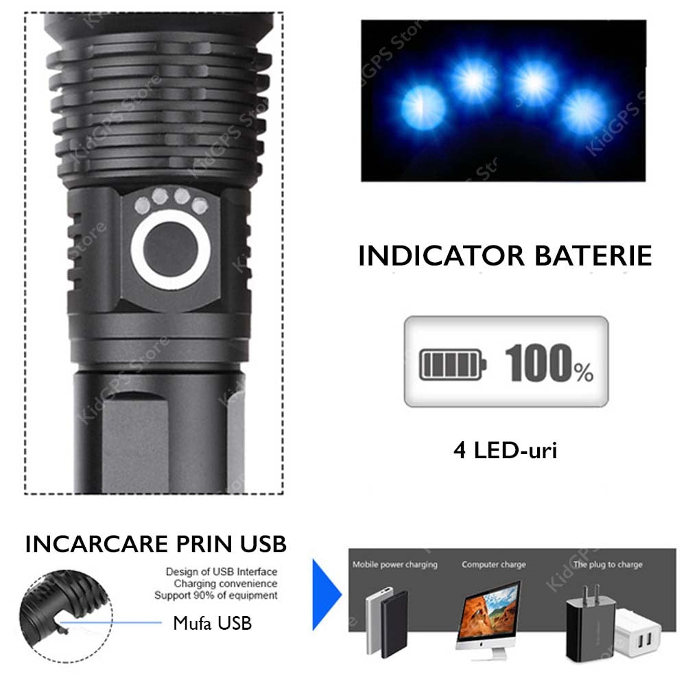 Lanterna LED Techone® SK1906