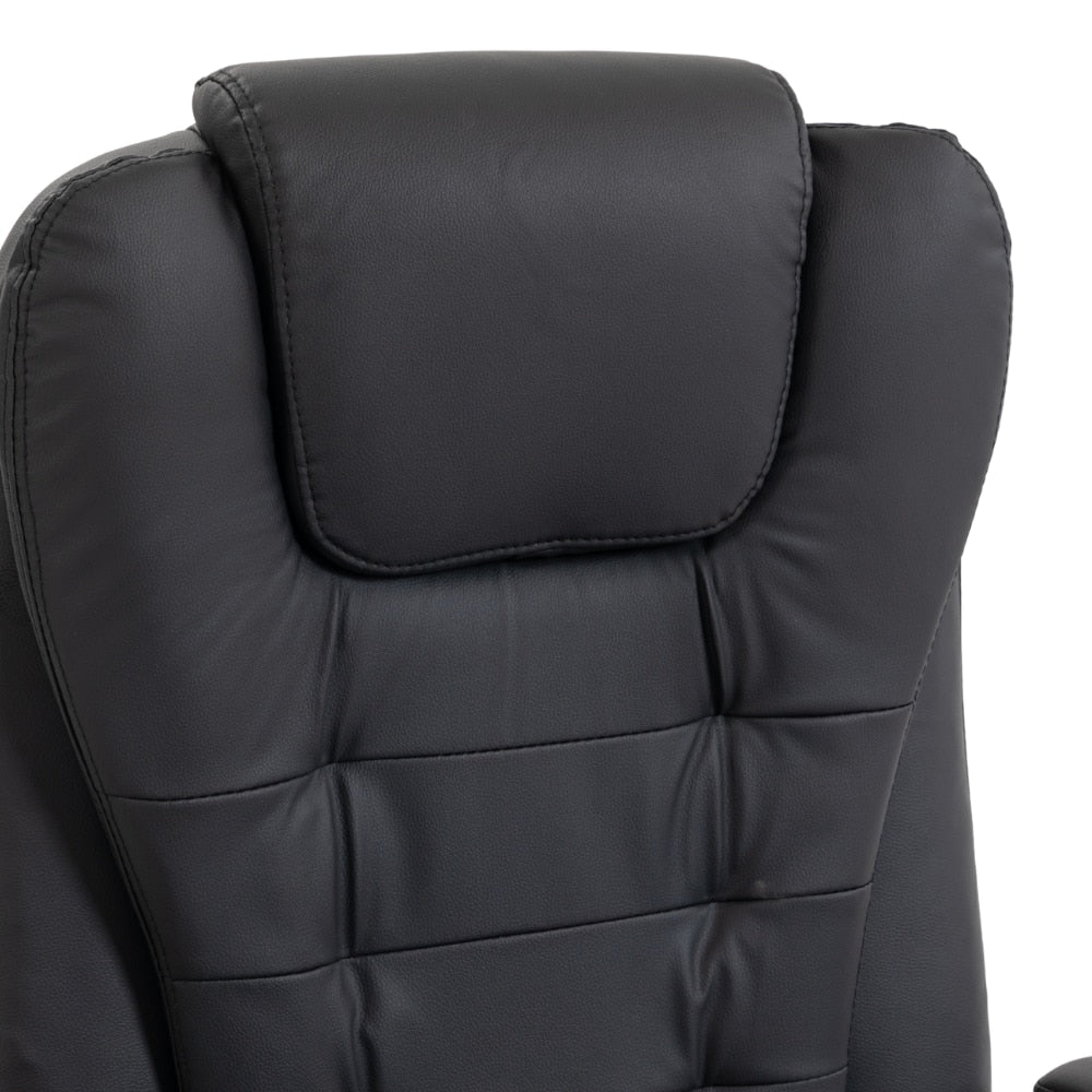 Scaun de Birou Directorial Cu Masaj KD Home Ergolux OctaMassage, Negru