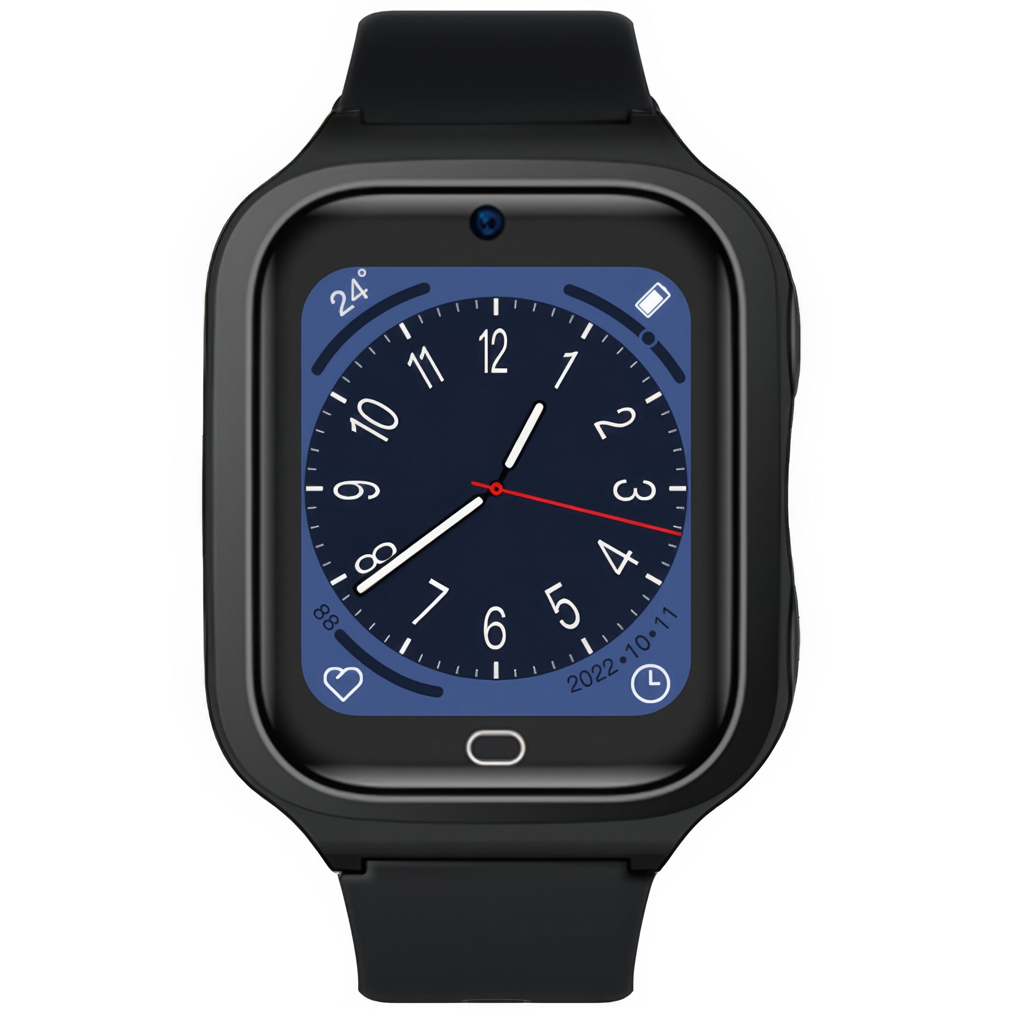 Ceas Smartwatch GPS Copii si Adulti Cu Localizare Si Telefon Techone® FamilyTrack CT30 PRO, Negru